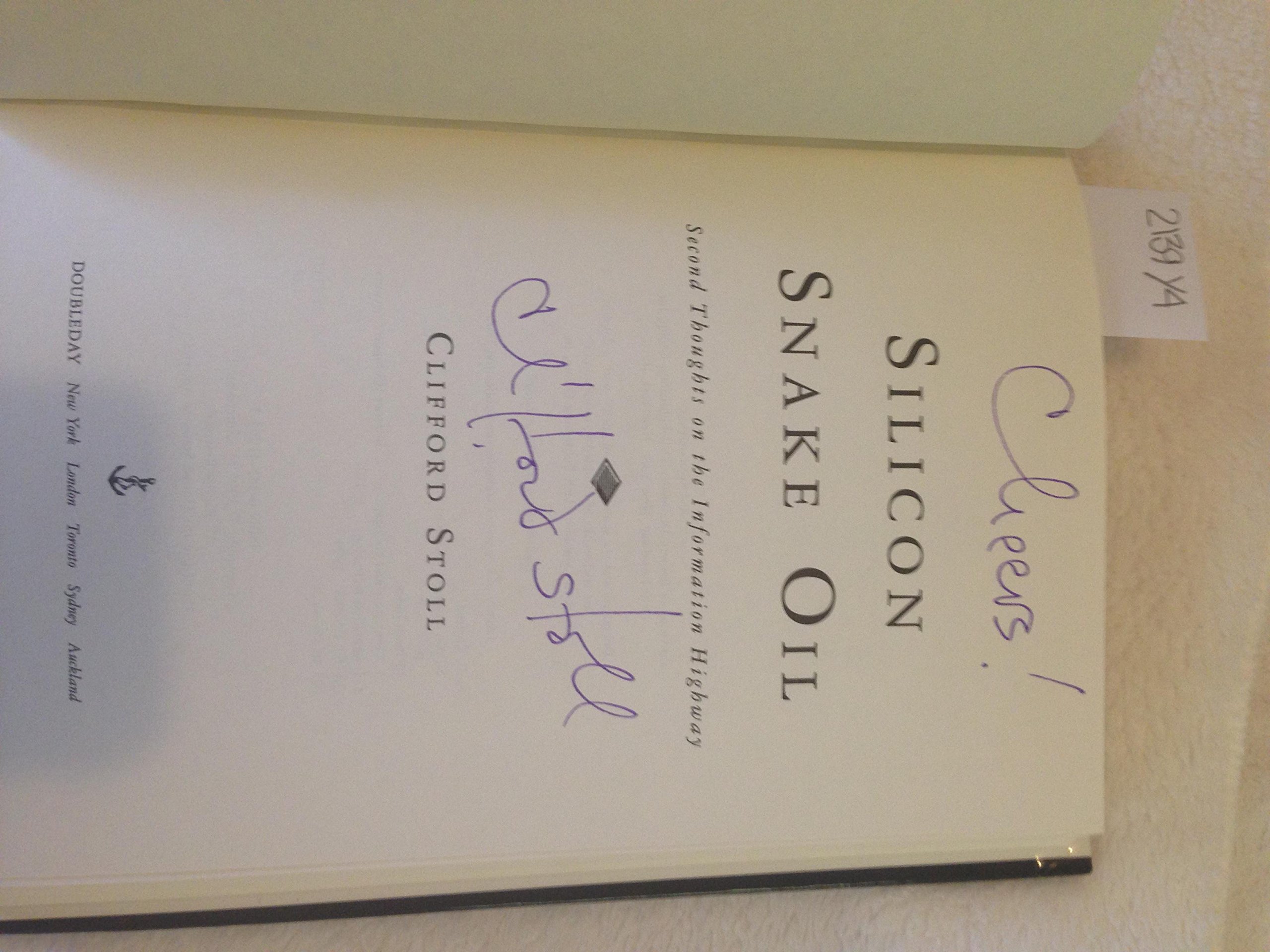 Silicon Snake Oil: Second Thoughts on the Information Highway