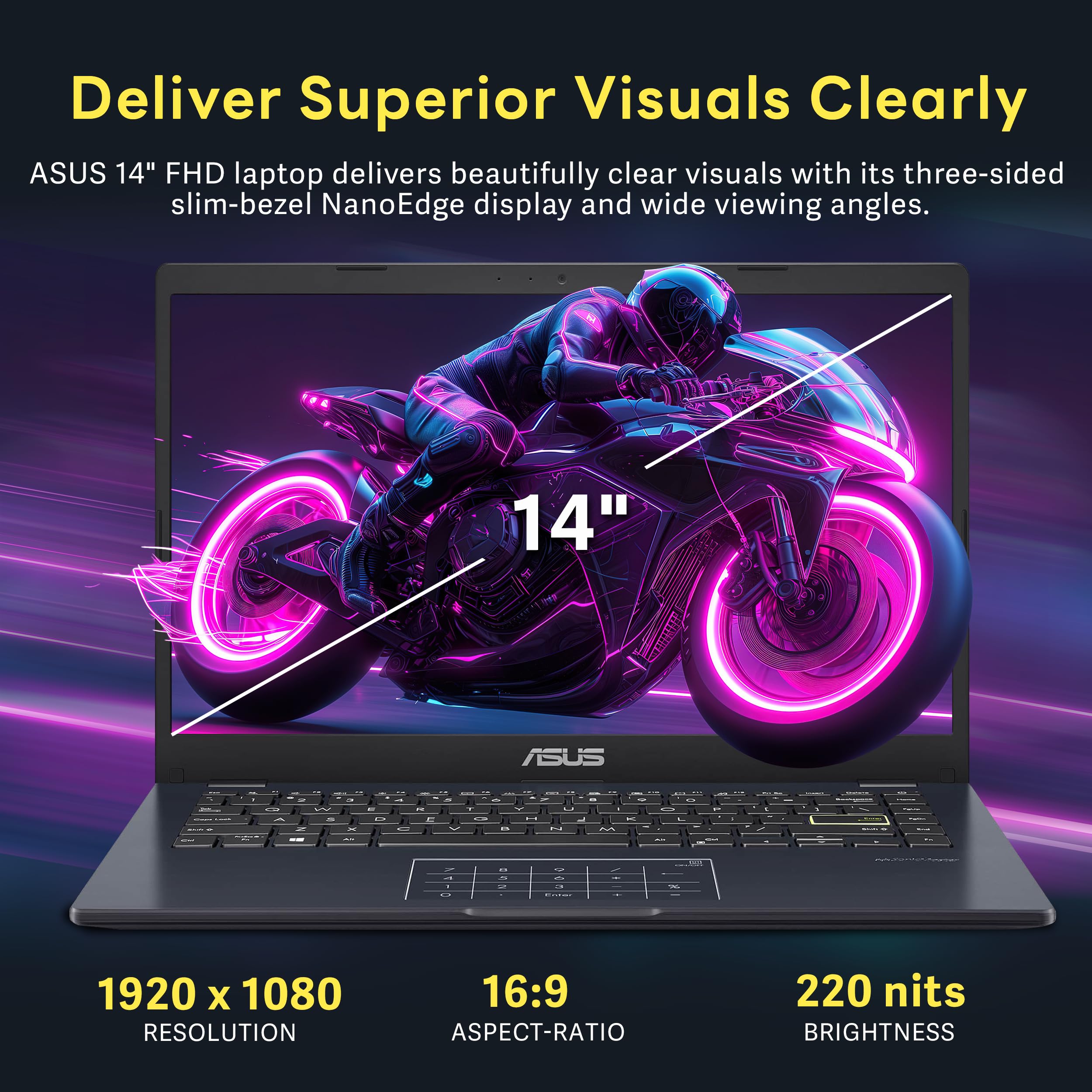 Amazon.com: ASUS Laptop, 14-inch FHD Display, Intel Pentium Silver