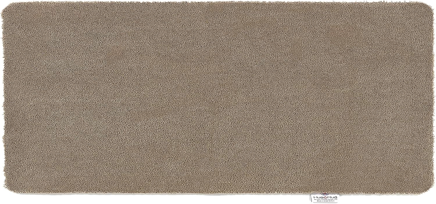 Hug Rug T853 Sense Runner (25.5" x 59") Recycled Bottles Mink Floor Mat, Stone