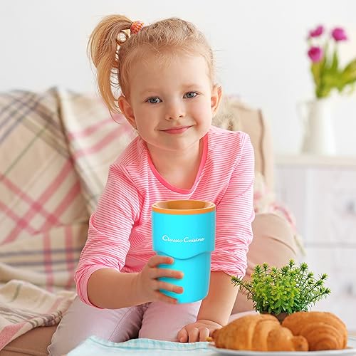 Miniatura 4 de Slushy Maker-Single Serving Frozen Treat Cup para preparar fácilmente granizados caseros, batidos, licuados, cócteles y más de Classic Cuisine