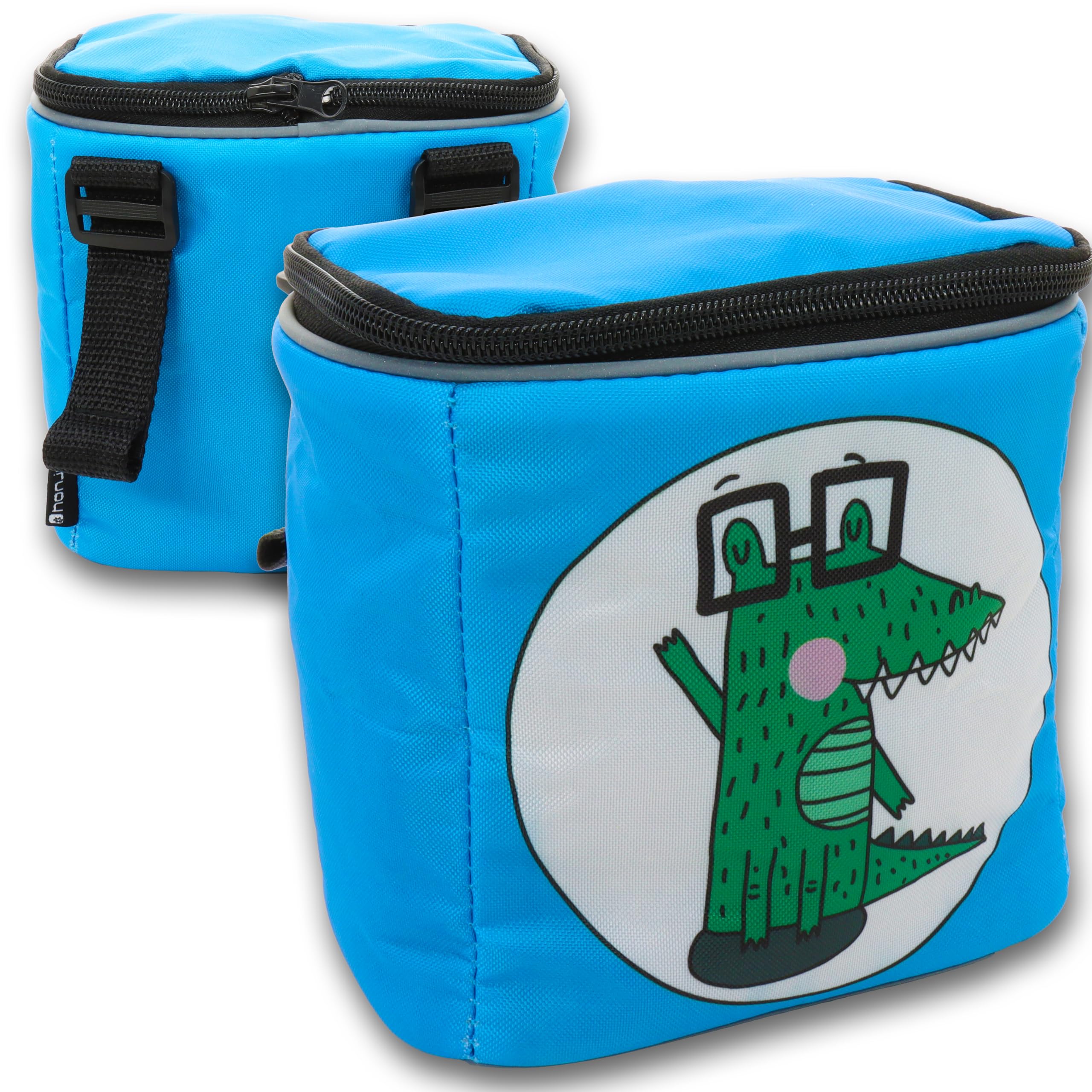 Honju BIKE Sacoche De Guédon Pour Vélo Enfant – Licorne Liliane, Couvercle Amovible, Réflecteurs, Poche Intérieure, Fixation Velcro