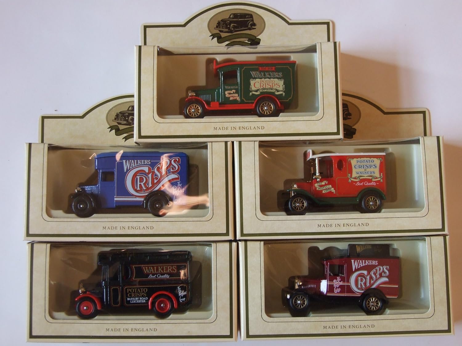 Walkers Crisps Model Vinatge Trucks x 5 Amazon.co.uk Outlet