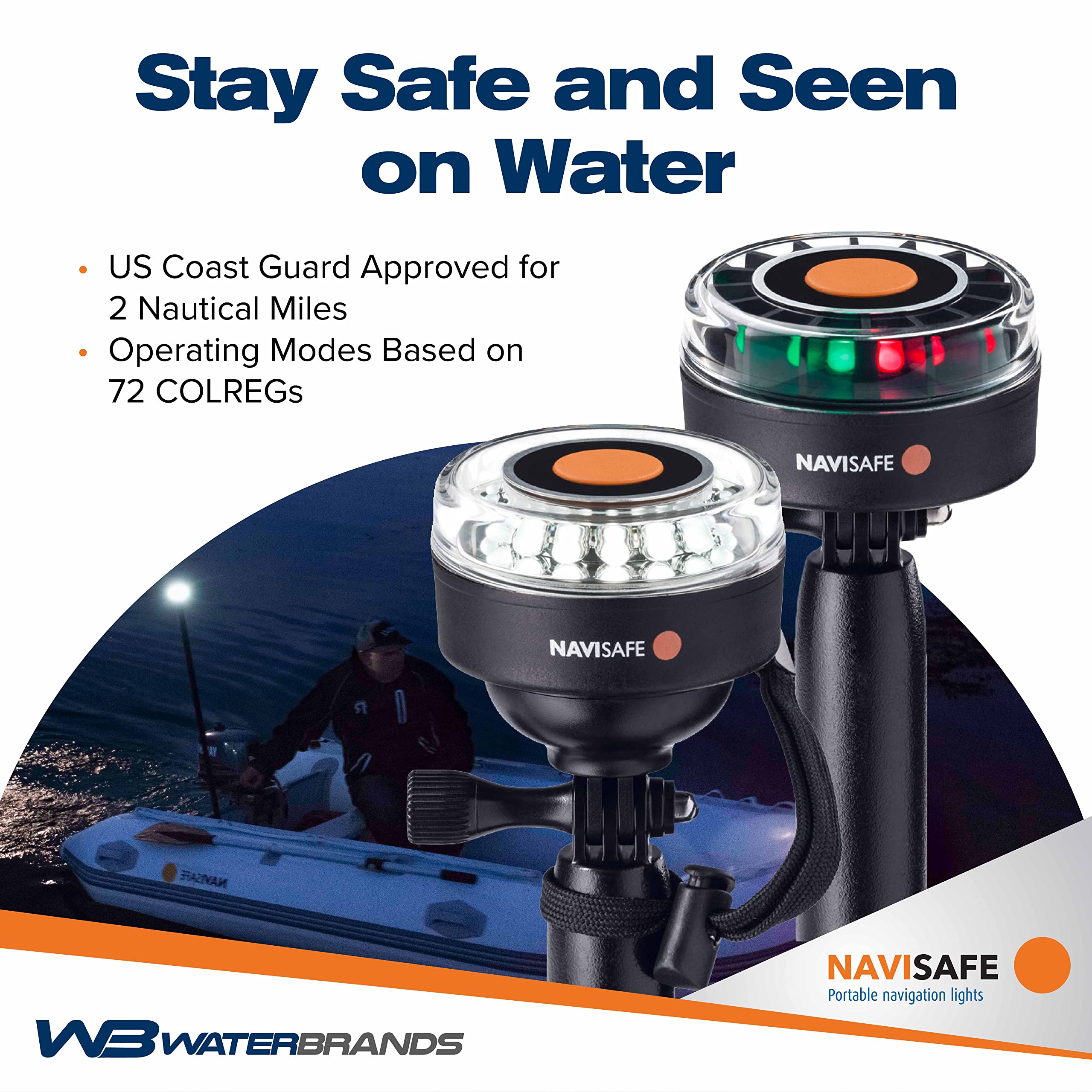Waterbrands NAVISAFE Dinghy Complete 10Piece Navigation
