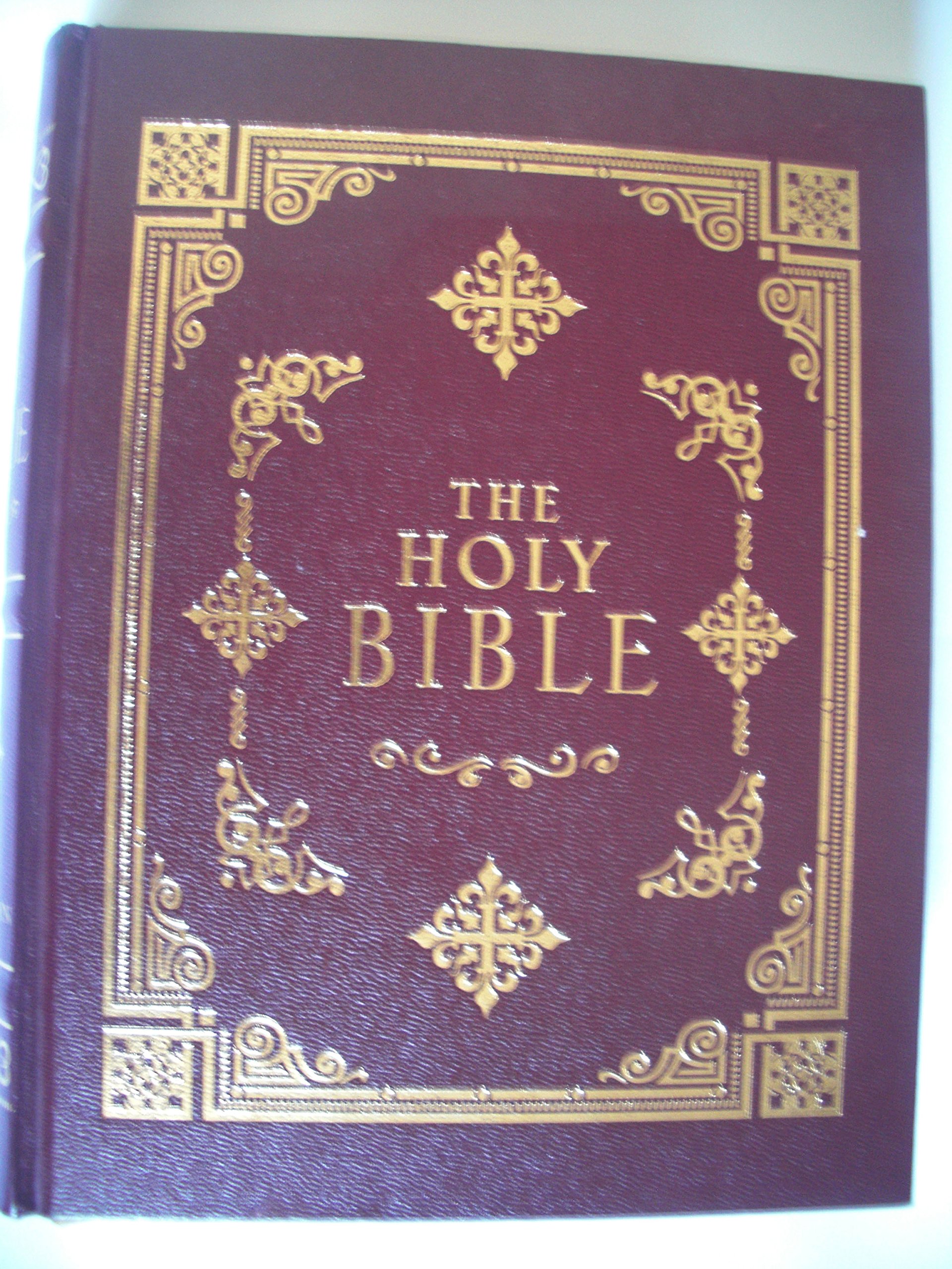 The Holy Bible: Illuminated Family Edition, King James Version, Burgundy