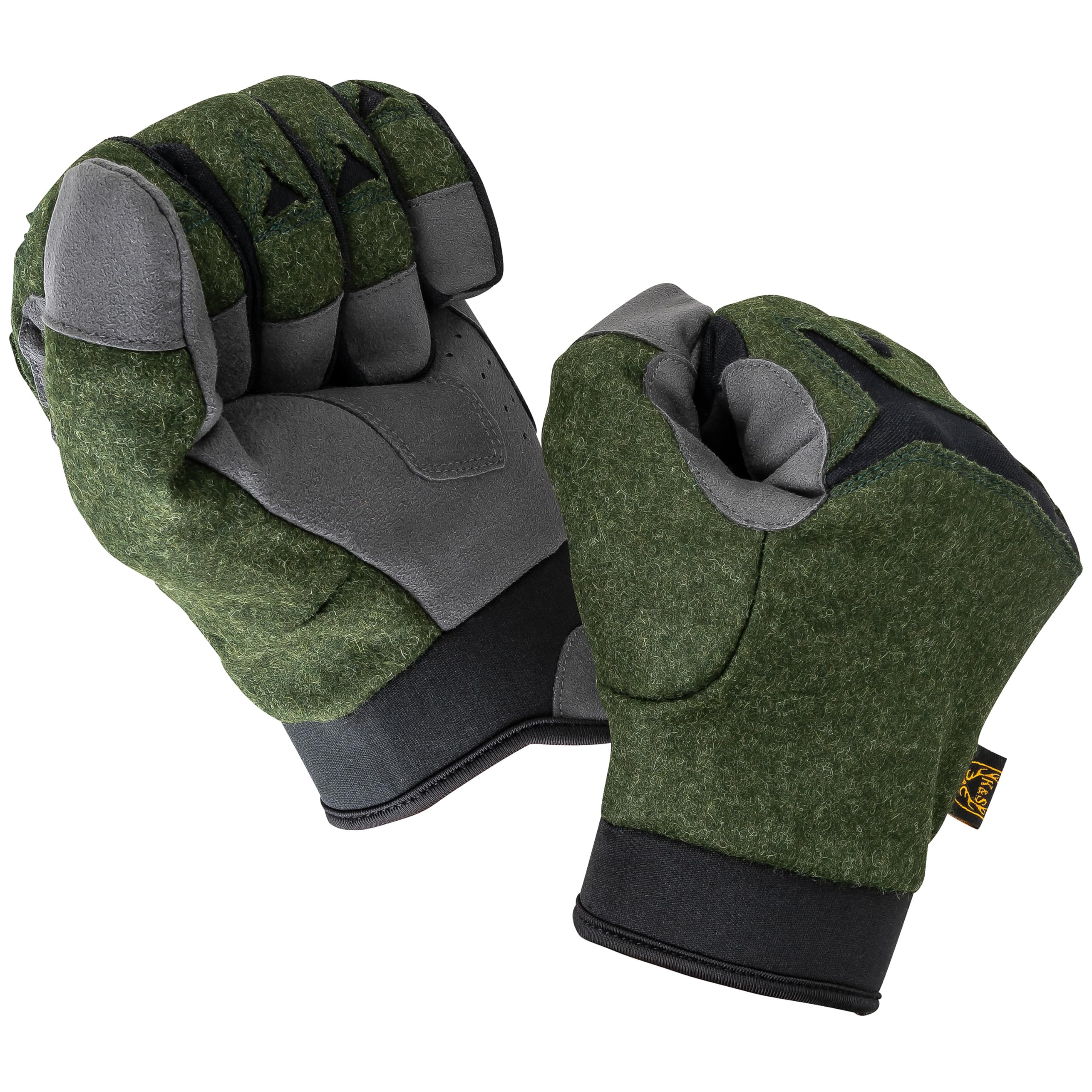 K & S Jagd Handschuhe Loden Grün Herren Unisex Outdoor Sport Natur Fotografen Schießhandschuhe
