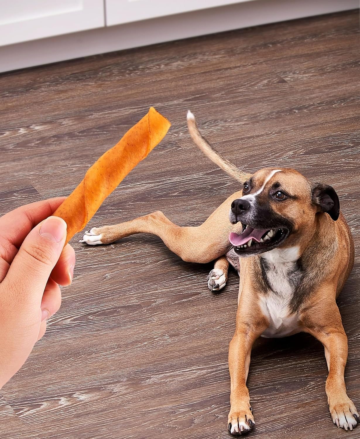 Porkhide Natural Smoked Flavor Twists, 22 oz, 20 Count, Long-Lasting Chews for Dogs, Made with Real Porkhide, Gluten and Grain Free, No Artificial Colors or Preservatives, Medium Chew Level, by Ol-Roy