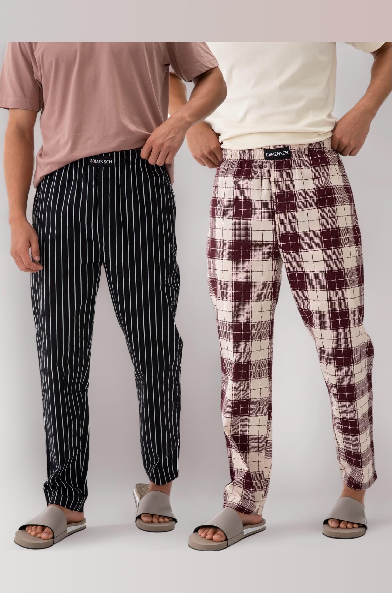 The Stretch Men's Woven Cotton Tapered Fit Pyjama Pants
