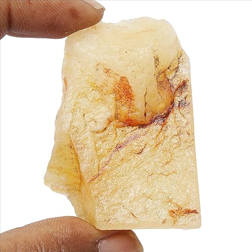 Miniatura 2 de GEMHUB Piedra preciosa natural de jade amarillo bruto, 262 quilates, cristal rugoso para hacer joyas, curación, decoración, M, Gema, Jade birmano