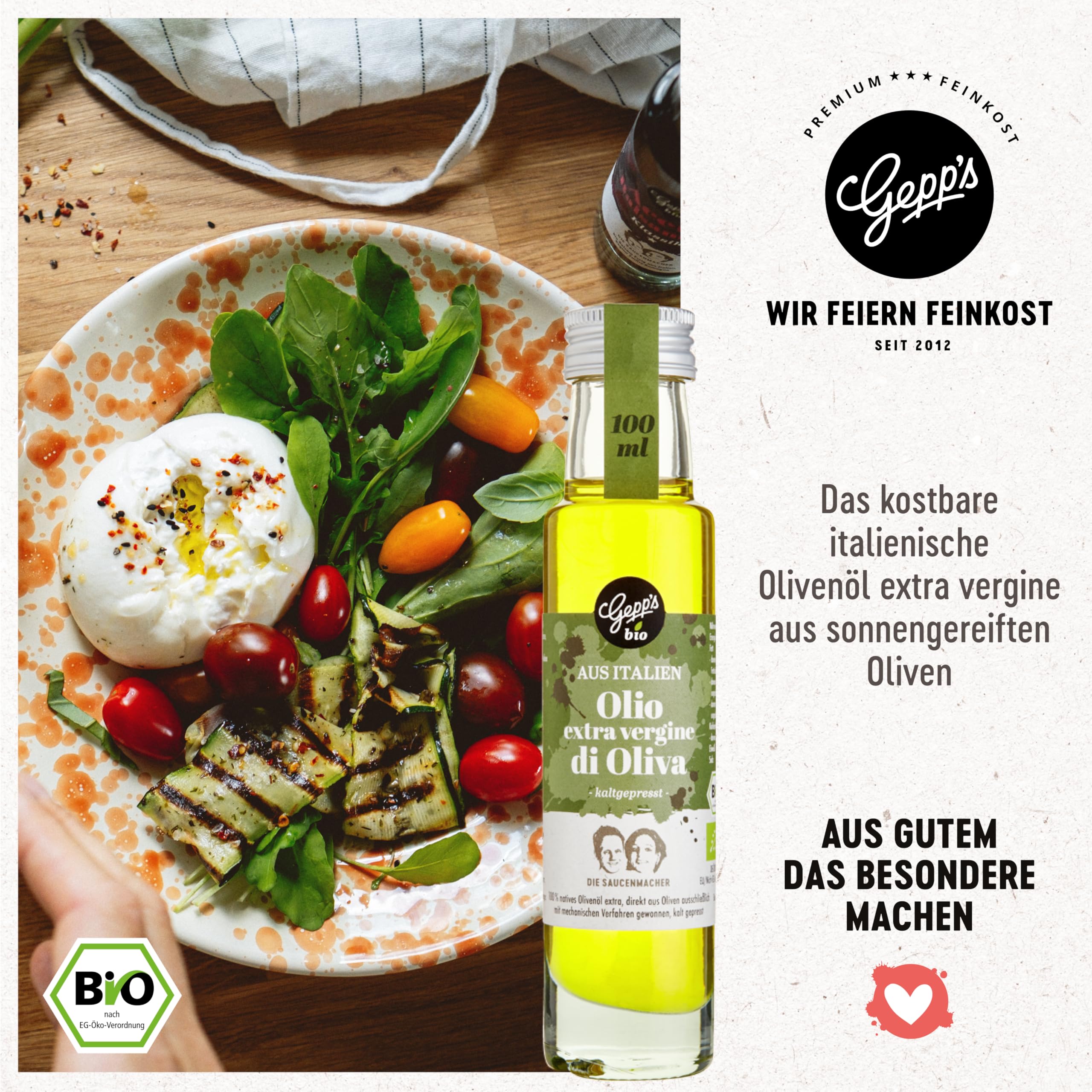 Gepp's Feinkost Wundertüte Geschenkidee Muttertag mit Pasta Pesto Limone Bio Bruschetta Dip
