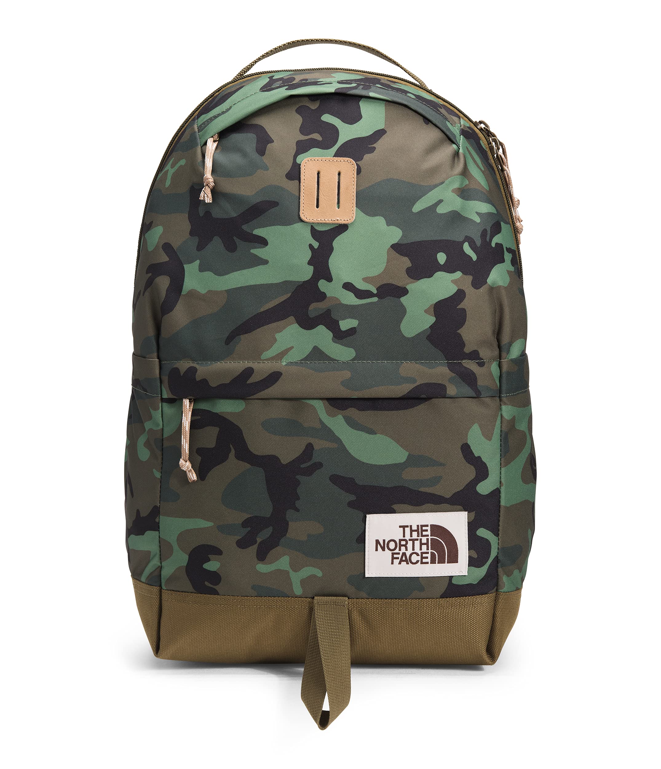 THE NORTH FACE Daypack Backpack - Thyme Brushwood Camo Print/Military Olive/Kelp Tan