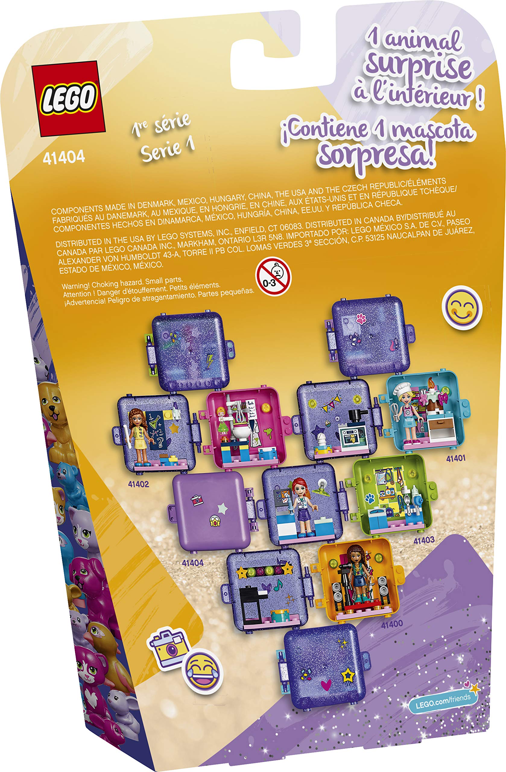LEGO Friends - Il Cubo dell'Amicizia di Emma, con Una Sorpresa Segreta, Set con Mini-Doll Collezionabile per Bambini 6+ Anni, 41404