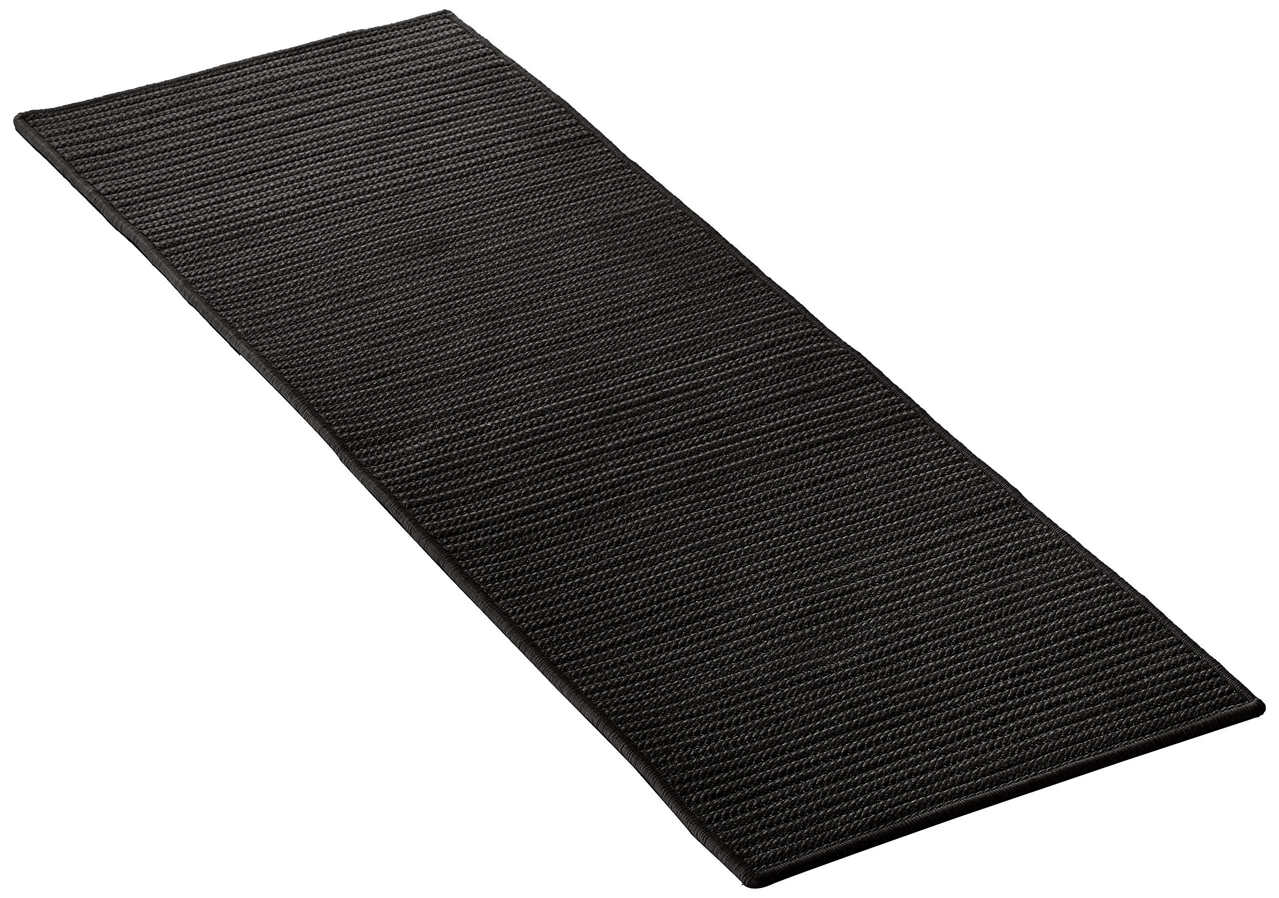 Simplement Home Tapis Solide, 2 par Parties, Noir