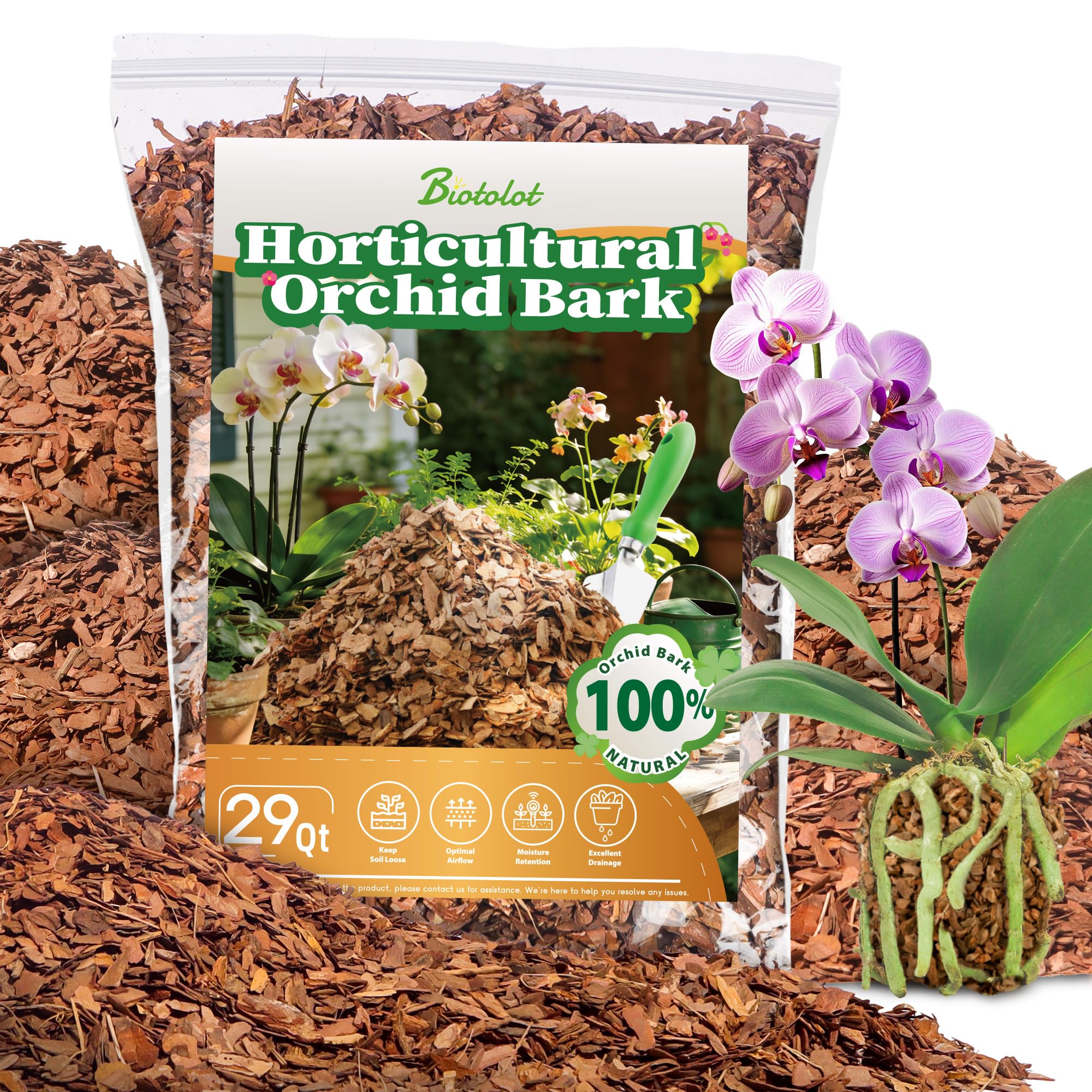 29qt Orchid Bark Horticultural Grade