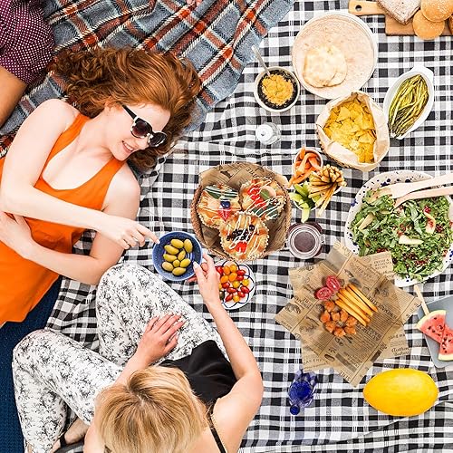 Miniatura 9 de 50 piezas de papel de envoltura de sándwich de 10 x 10 pulgadas, hojas de papel encerado resistentes a la grasa, bandejas para canastas, envoltorios