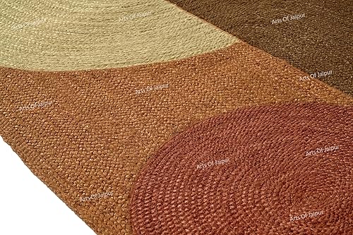 Miniatura 3 de ARTS OF JAIPUR Collection - Alfombra de pasillo de yute hecha a mano de 3 x 10 pies para cocina, pasillo, alfombra de fibra natural, alfombra
