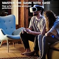 Vista 7 de IAMJOY Wireless Gaming Earbuds, 20ms Low Latency, Game Earbuds with Mic, 2.4GHz & Bluetooth, Compact LED Display Compatible with Meta Quest 3/2