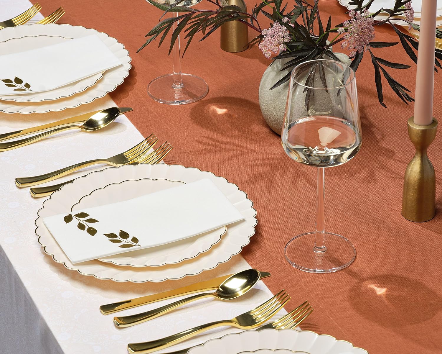 175 Pcs Thanksgiving Party Disposable Dinnerware Set Uzbekistan Ubuy