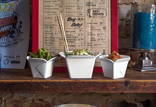 Miniatura 6 de Fortessa Fortaluxe Food Truck Chic - Caja grande para llevar, 6 x 3.5 pulgadas, juego de 4