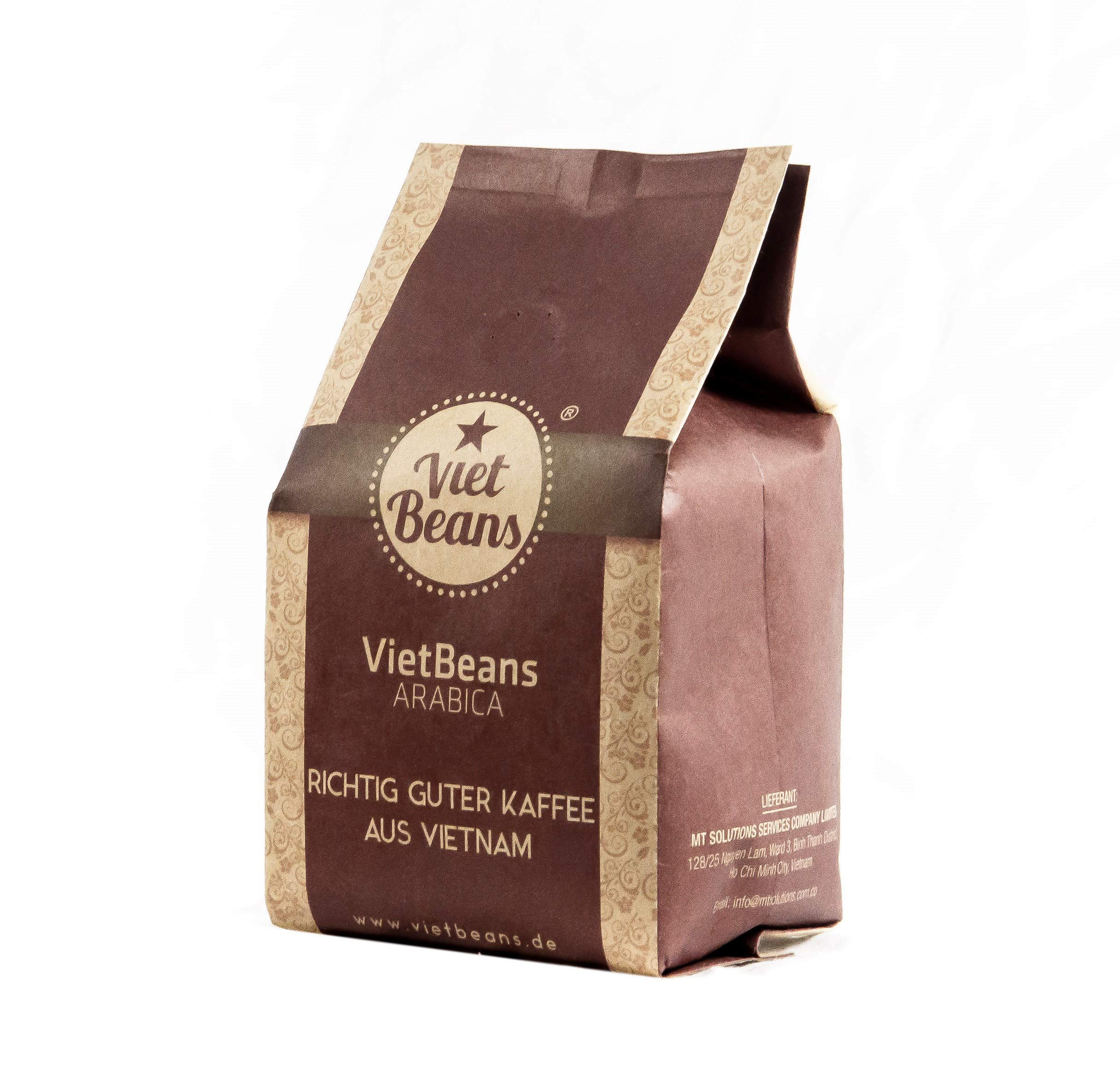 Wietnamski zestaw startowy do kawy VietBeans – 100% Arabica i tradycjonalny – całe ziarna kawy – kawa Vietnam – wysokiej jakości kawa wietnamska