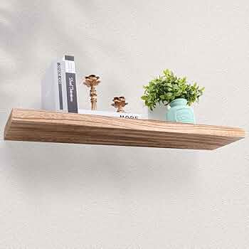 G.SHELF 900・ウォールナット G.CRAFTMAN Solid Wood Floating Shelves for Wall, 24”W X 9”D X 1.56”H