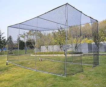 バッティングゲージ Amazon | Gagalileo 野球バッティングケージ、裏庭用ホイール