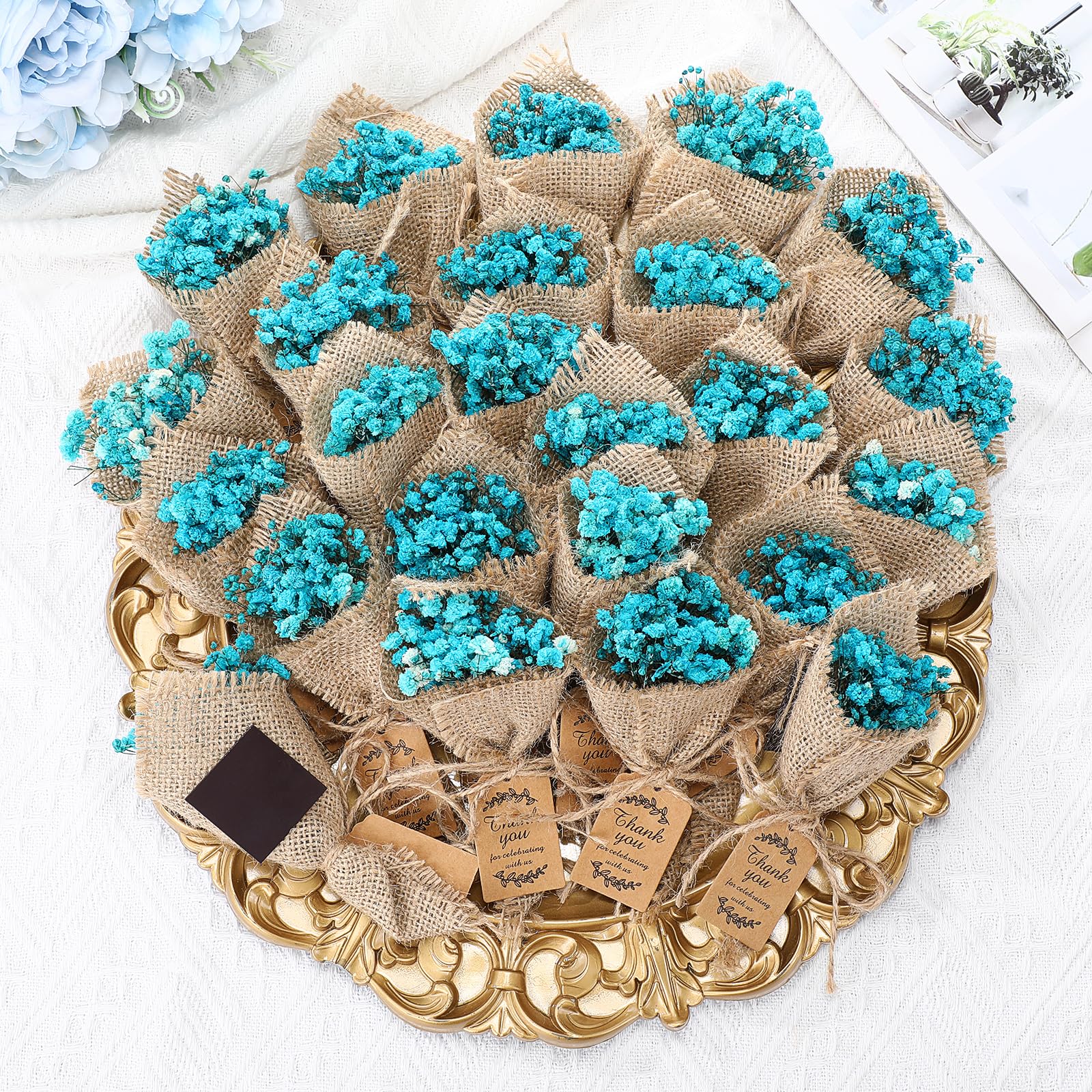 Mini bouquet fleurs séchées rustique haut de gamme