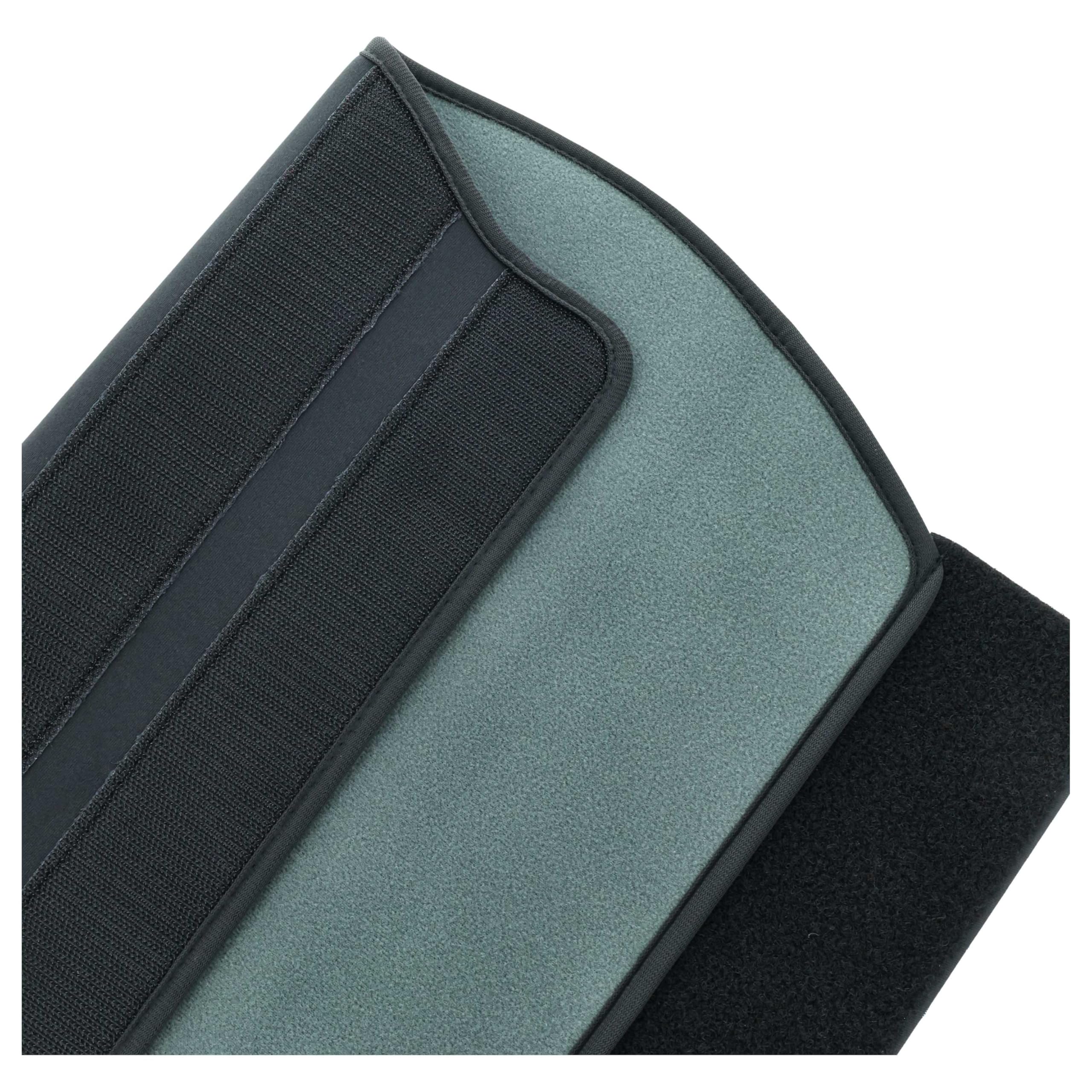 vhbw copertura protettiva universale per per batteria e-bike - per telai da 28 - 42 cm, idrorepellente, neoprene, nero, con chiusura a strappo