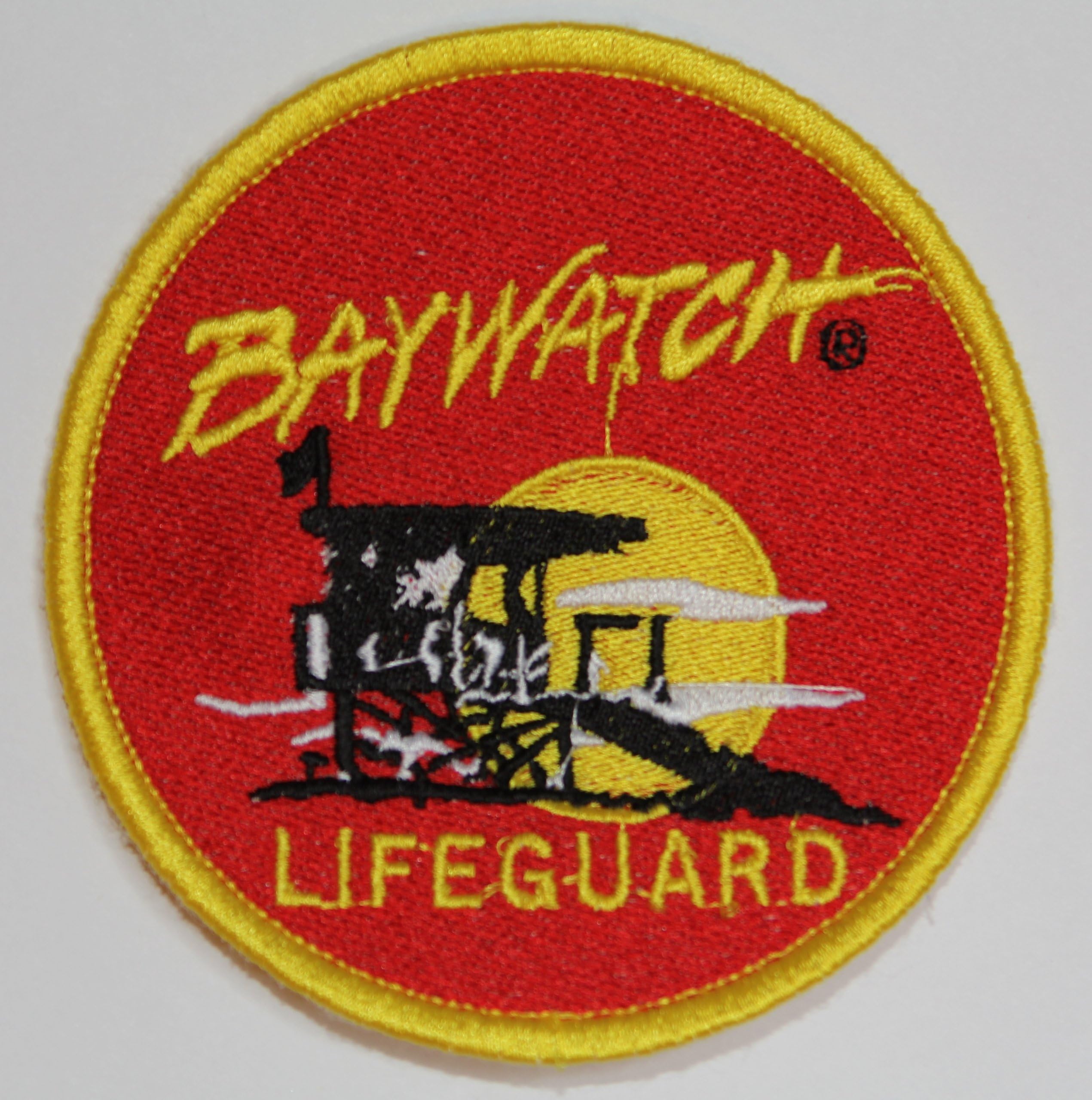 Amazon Baywatch Embroidered Round Retro Sew-On Decorative Patch