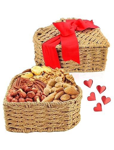 Canasta para el día de San Valentín para llenarla con bocadillos chocolates dulces regalos varios para niños y niñas amigos estudiantes esposo disponible en Yaxa Colombia