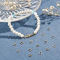 Vista 5 de BENECREAT 30 piezas de alambre de latón chapado en oro de 14 quilates, protector de alambre de guardián en forma de U, bucles de protección