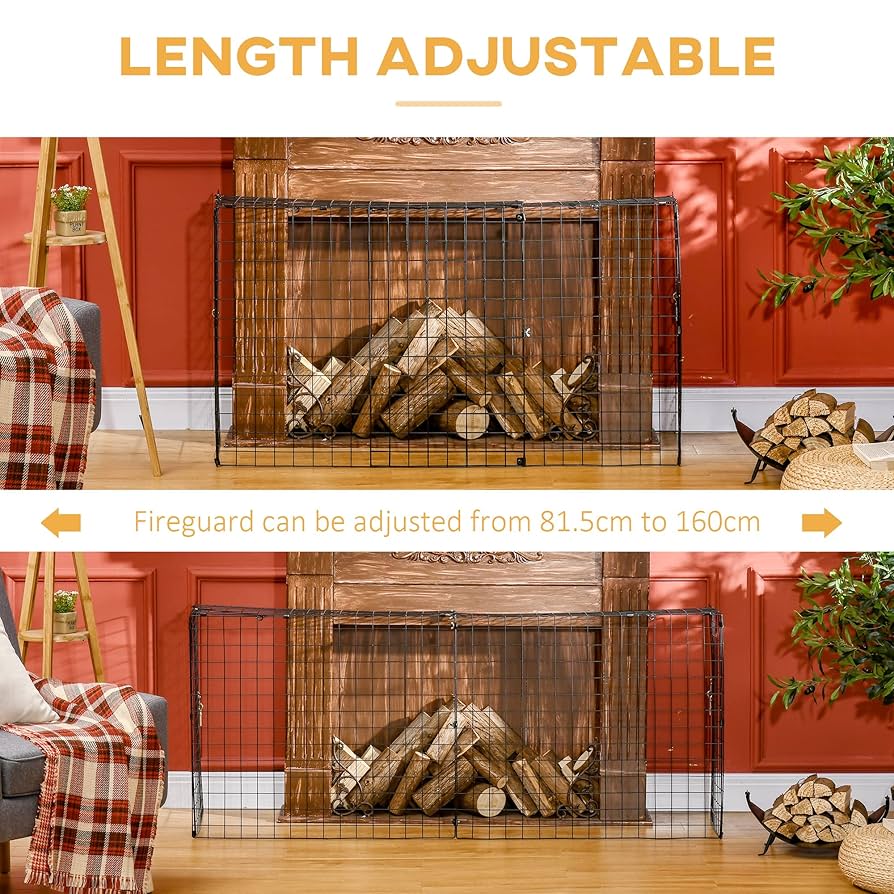 Custom Metal Fireplace Screen By GARZAMADE LLC