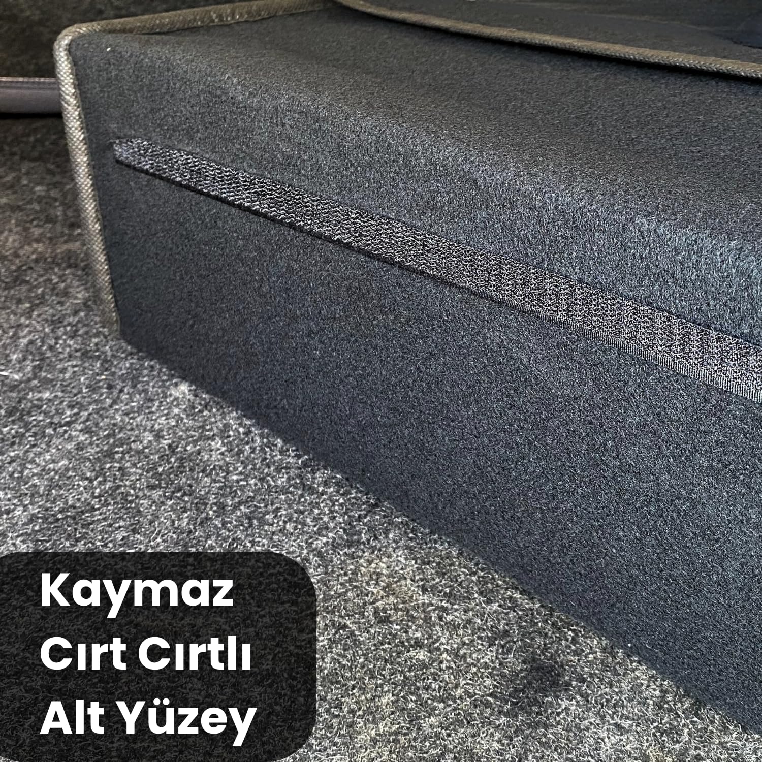 Romofy Oto Bagaj Organizer [Kalın Keçe] - Kapaklı Toparlayıcı Bagaj Çantası - Araba Aksesuar Toparlayıcı, Araç Organizer - Altında ve Yanında Bagaja Yapışan Malzeme