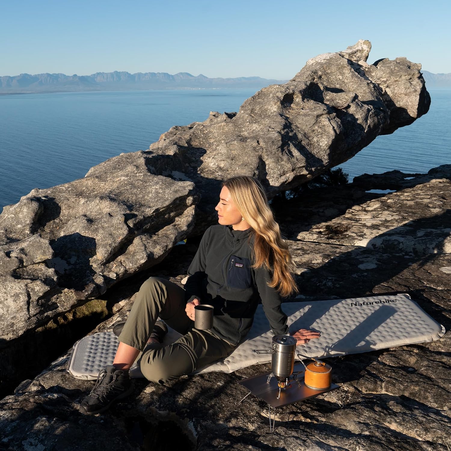 Naturehike Ultralight Self Inflating Sleeping Pad - 3.5cm, Waterproof Camping Mattress, Single Sleeping Air Mat for Backpacking, Hiking, Tenting Trips (Grey, Mummy, Standard) 9 91q8cywqdtL. AC SL1500