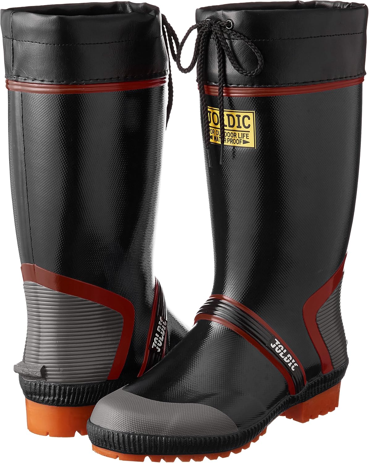 福山 Rubber Mesh Fabric Padded Collar Boots zyorudyikku DX – 2 - black -