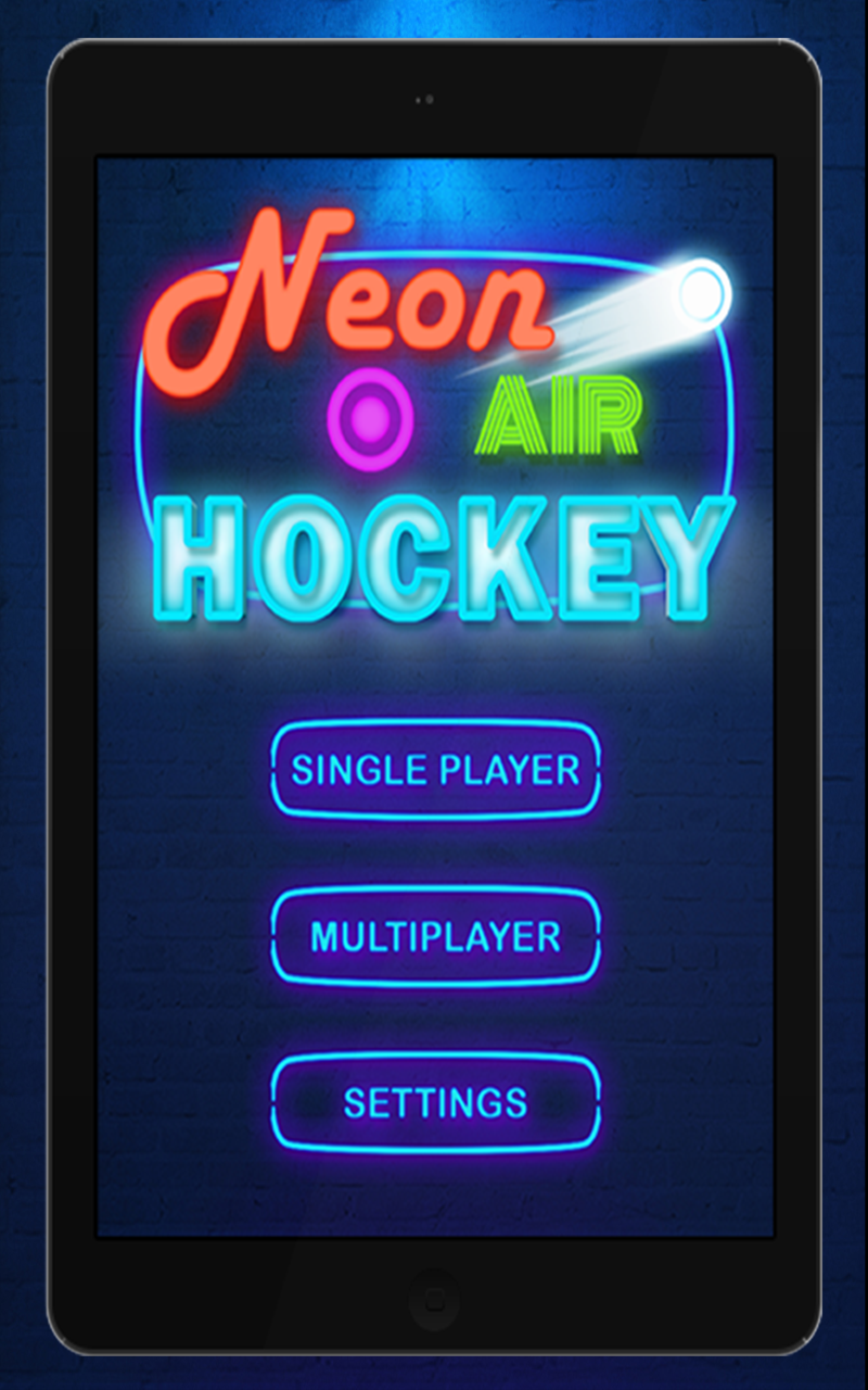Glow Air Hockey Free App on Amazon Appstore