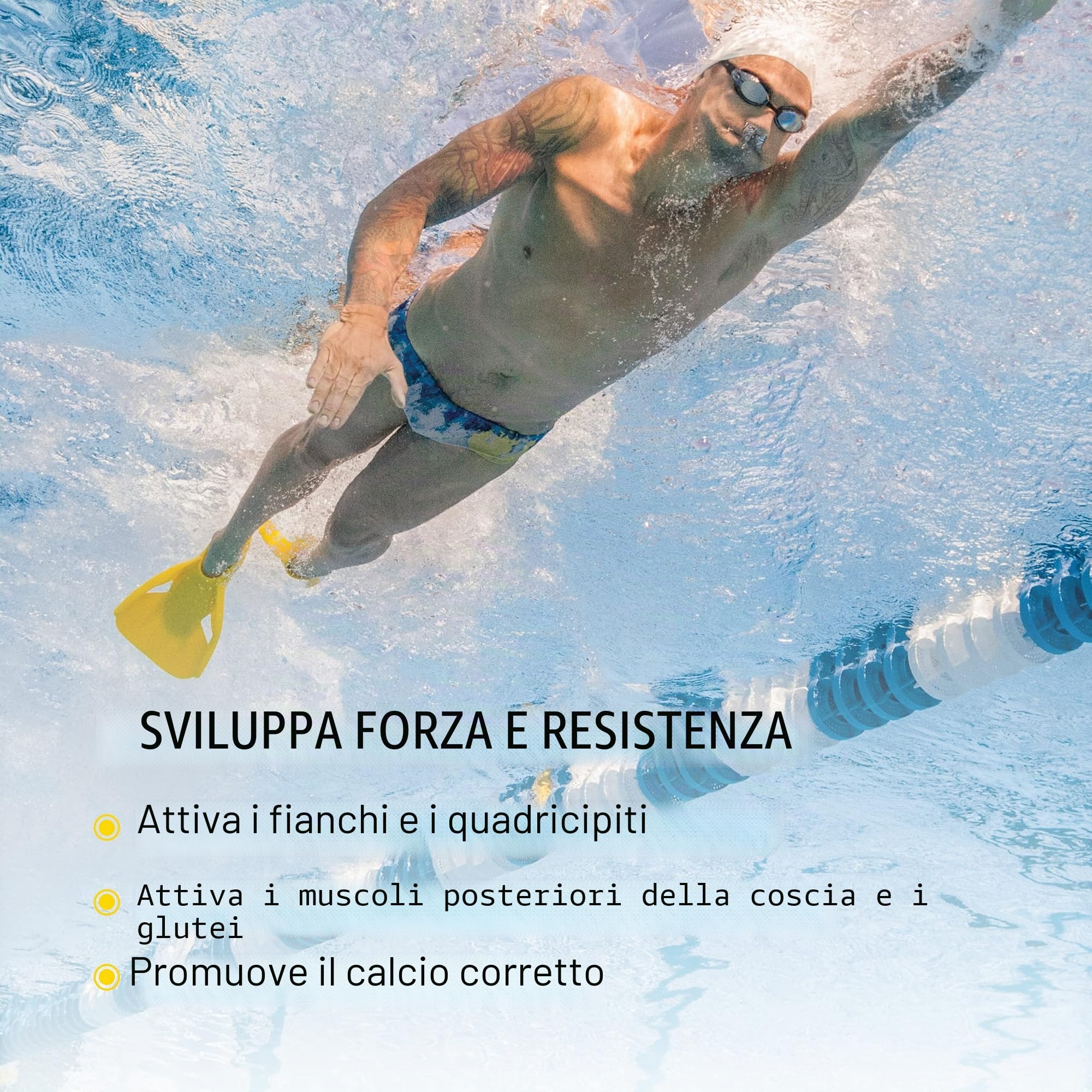 Finis – Unisex Edge Fin-Yellow, Small