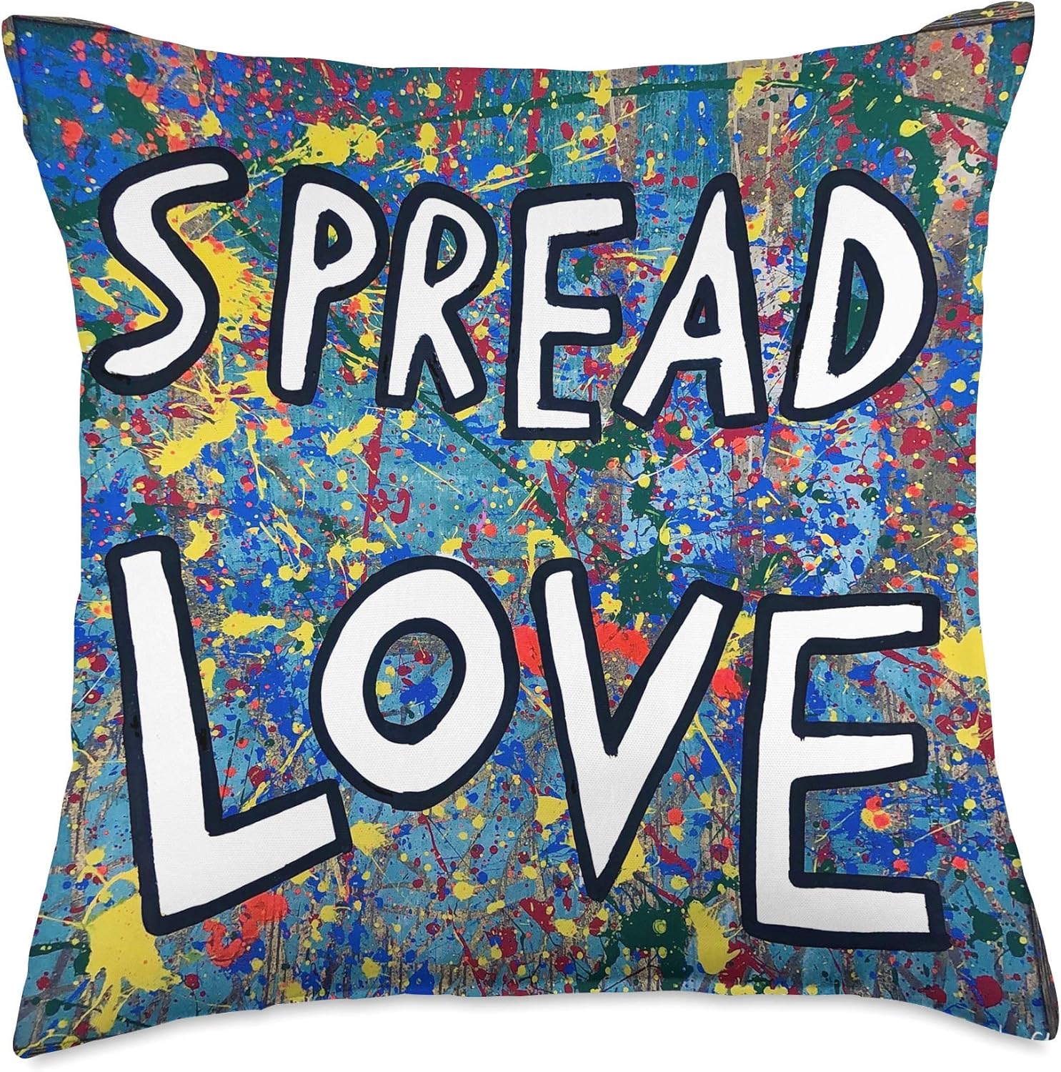 Brandon Thrift Spread Love Saying Throw Pillow