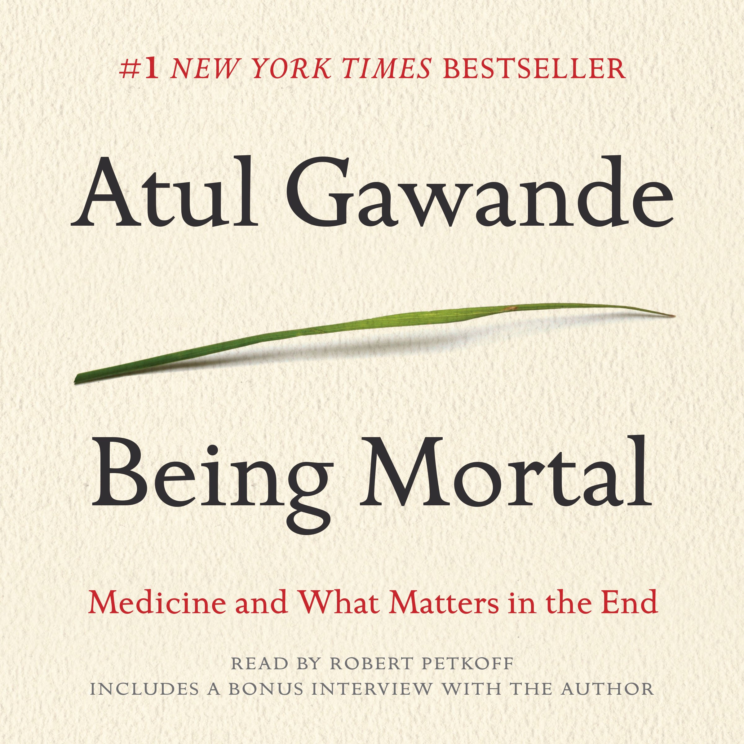 Cover art for Being Mortal