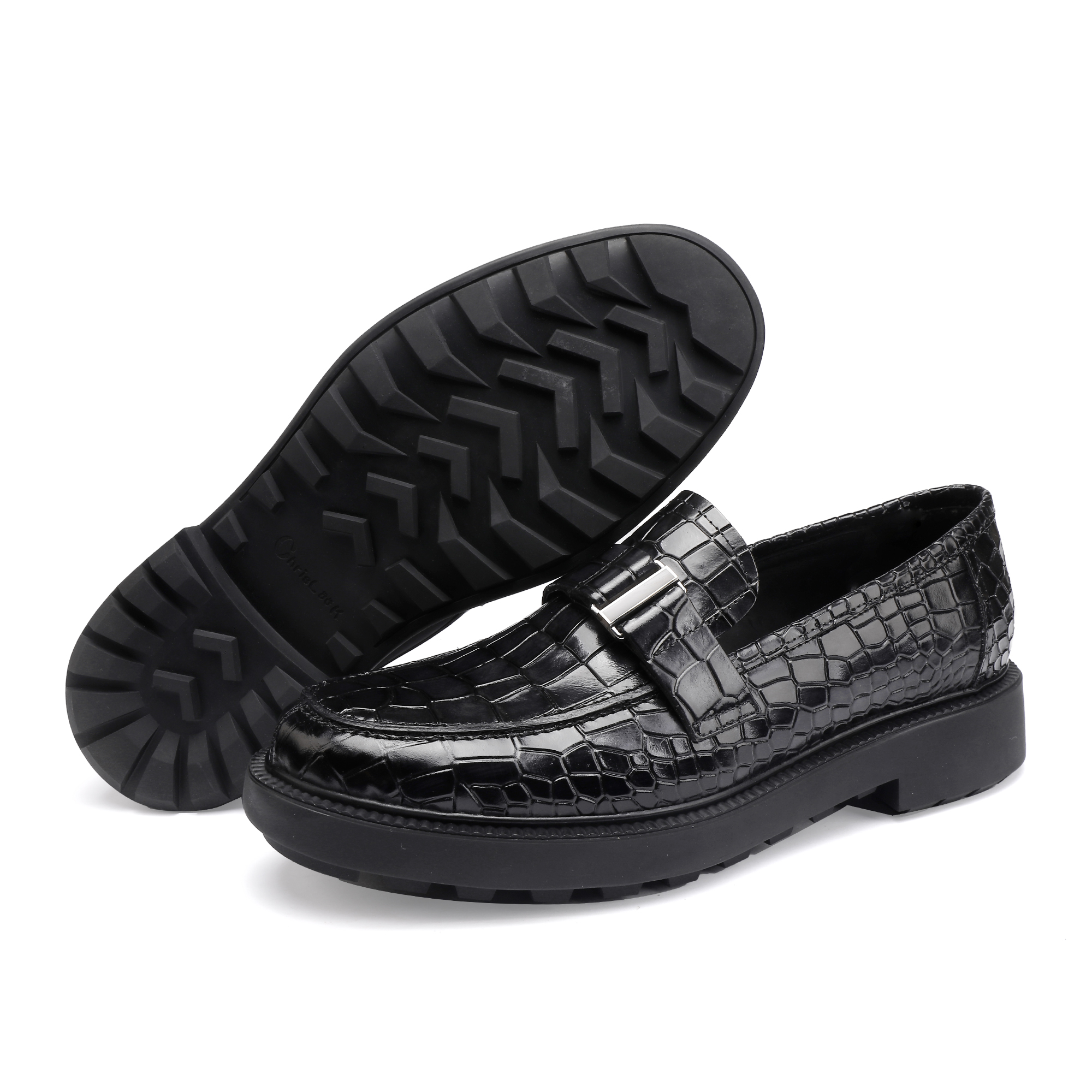 【CTHY】LEATHER FACET LOAFER サイズ０ LEATHER FACET LOAFER | CTHY