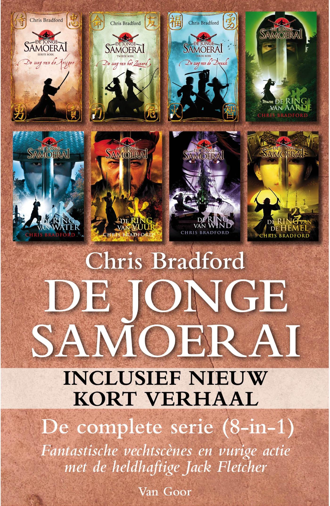 De complete serie inclusief nieuw kort verhaal (8-in-1) (De jonge Samoerai) (Dutch Edition)