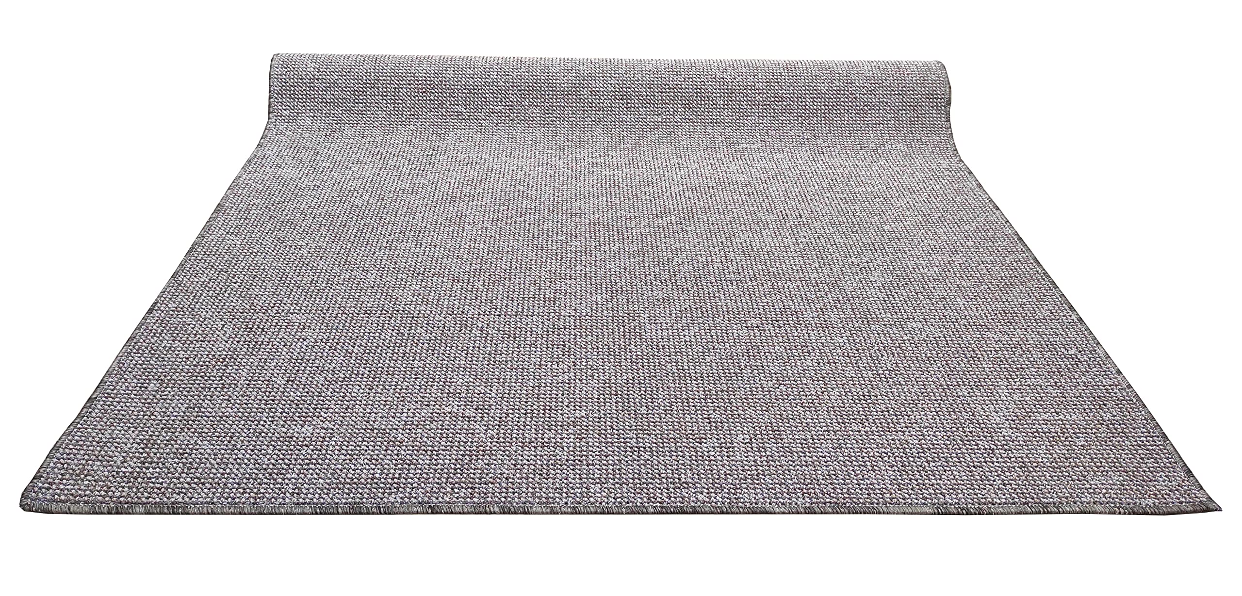Tadi & Imperio1979 Alfombra Lisa para salón, rústica Efecto Yute Natural sin Pelo también para habitación Dormitorio o Cocina, Color Taupe. 140x200