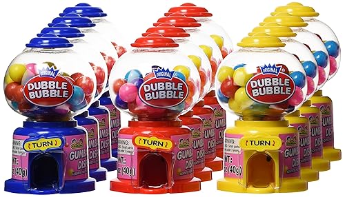 Miniatura 5 de Kidsmania Máquina de chicles Dubble-Bubble Mini (12 unidades) 1.15kg/16.93oz. {Importada de Canadá}