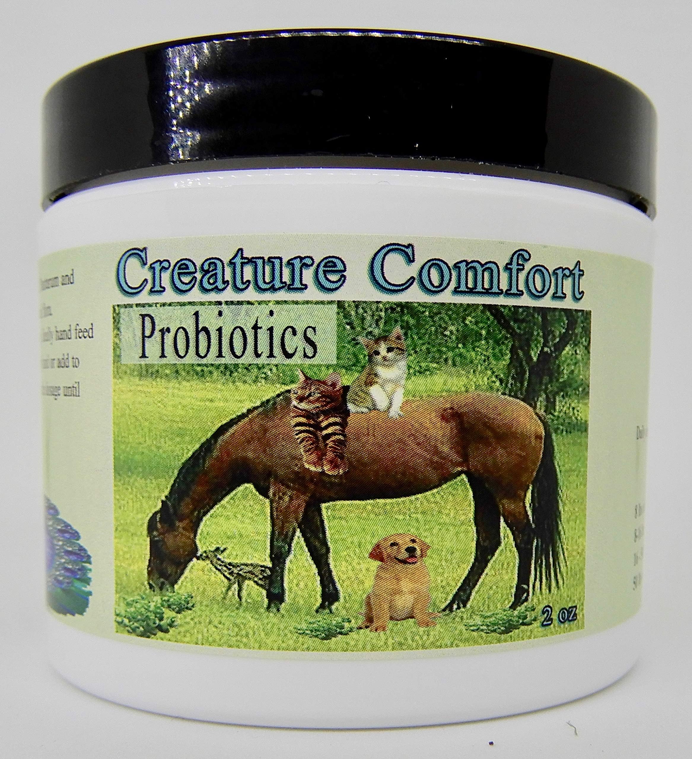 Creature Comfort Probiotics for Pets-Powder 2 Ounces