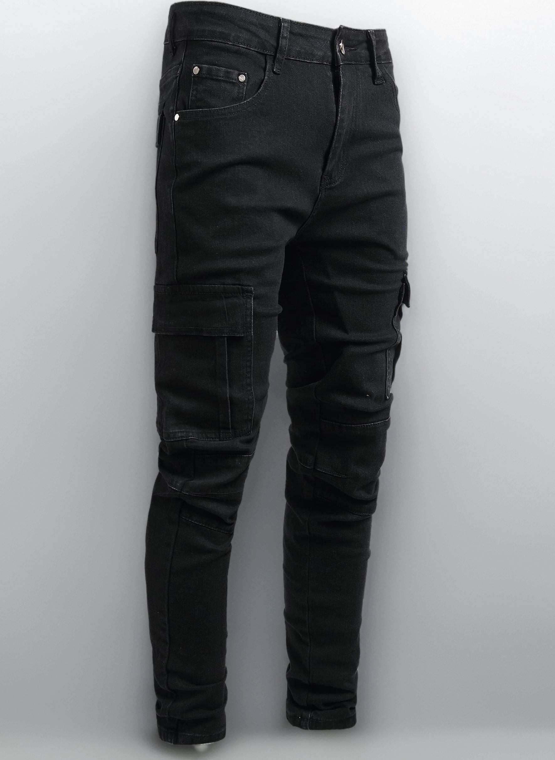 JUNBAOSS Men's Slim Fit Jeans Stretch Ripped Skinny Jeans for Men, Fashion Straight Leg Comfort Flex Waist Casual Pants