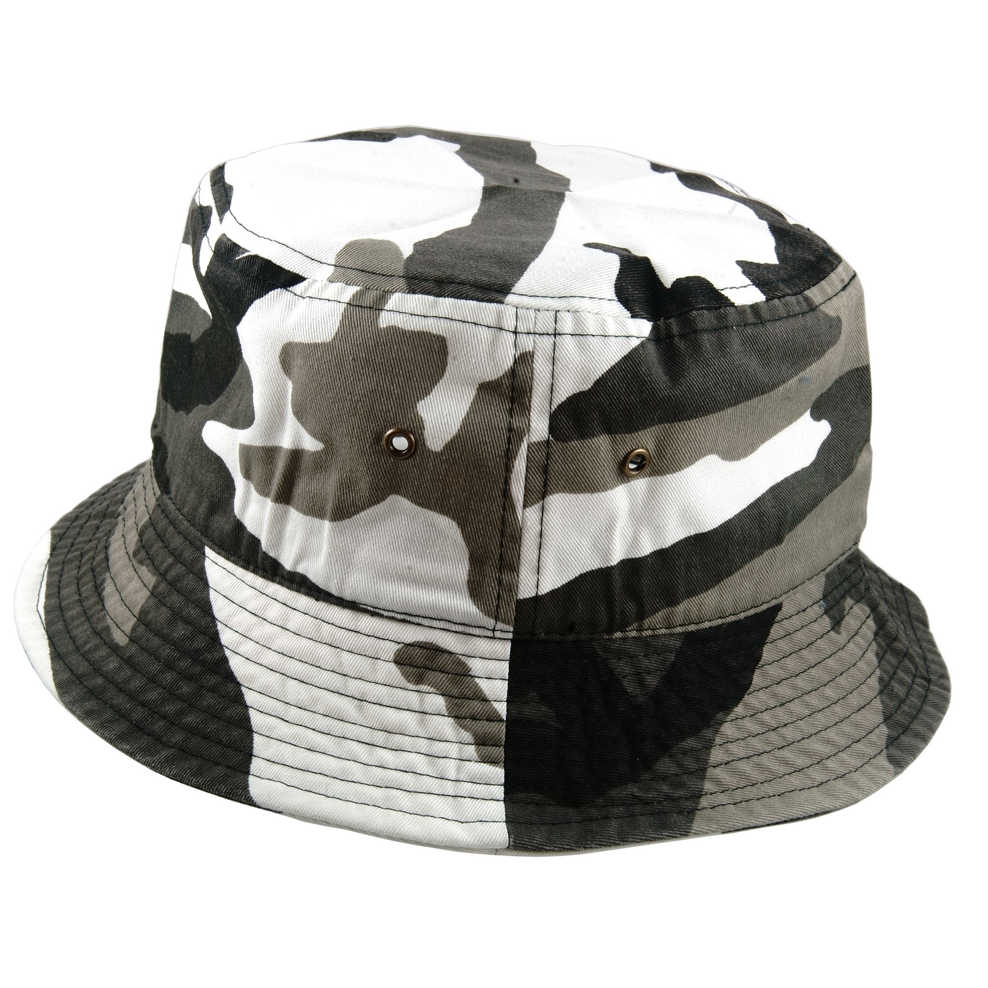 Gelante Solid Color 100% Cotton Bucket Hat for Women and Men Packable Travel Summer Beach Hat