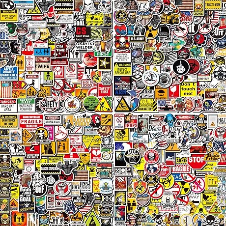 400 Pcs Hard Hat Stickers, Welding Stickers for Men&Adults Helmet