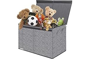 Sturdy Large Kids Storage Box Chest with Lids & Handles
