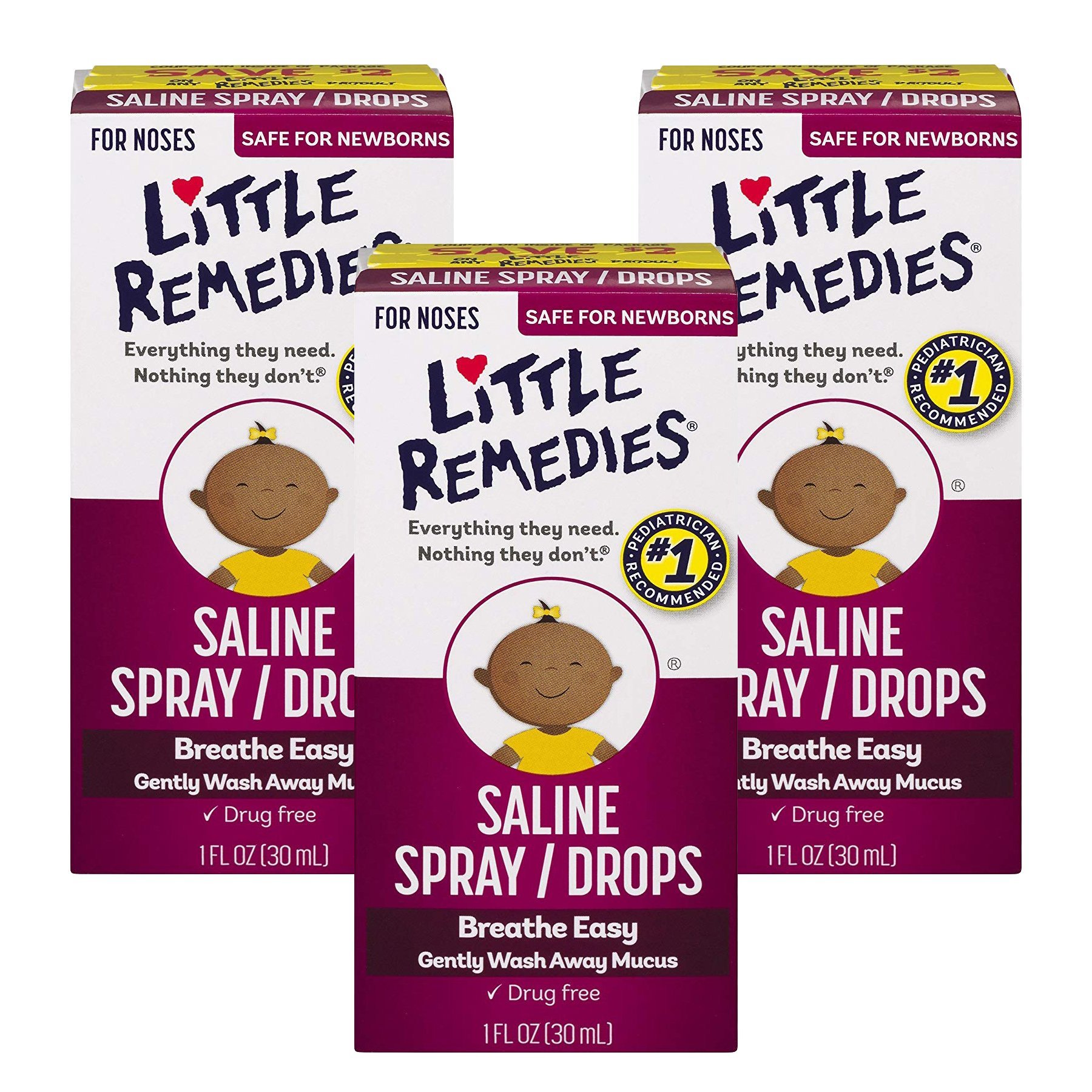 Little Remedies Saline Spray and Drops