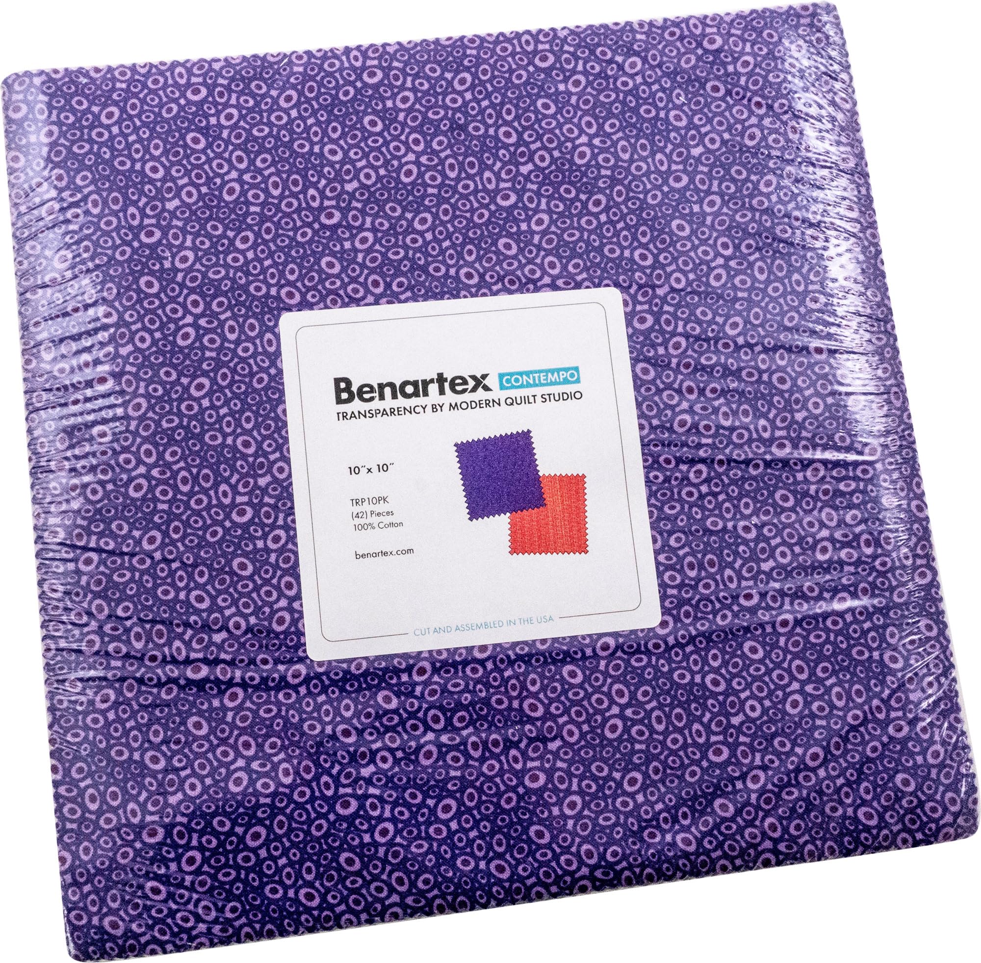 BenartexFabrics Transparency Layer Cake Ten Inch Squares