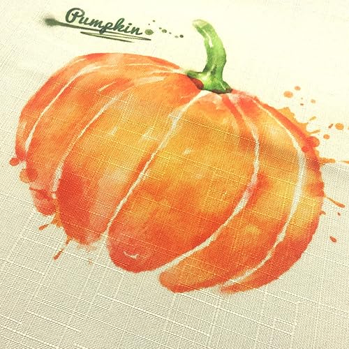 Miniatura 3 de Funda cuadrada para cojín decorativos de la marca Your Smile, de lino de algodón, 18 x 18 pulgadas, Sábanas de algodón, Anaranjado, 18''x18''